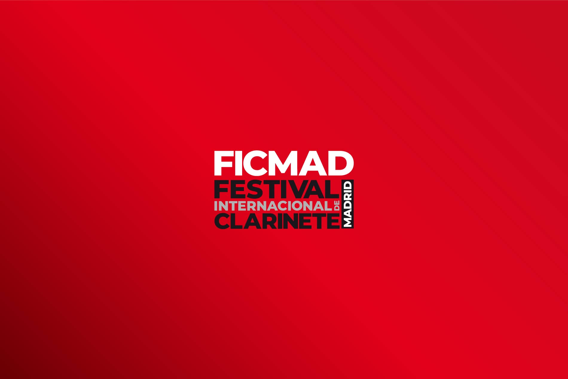 Logotipo FICMAD sobre fondo rojo branding por The Acctitude diseño web